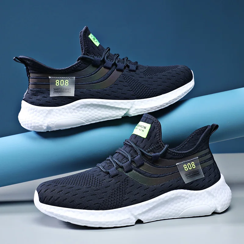 

Summer Men Casual Sport Shoes Running Sneakers Male Breathable Cool Designer Tennis Shoes Training Jogging Walking Sneakers 46