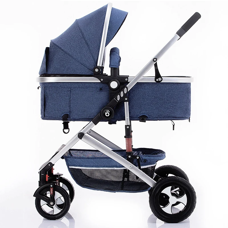 

High Landscape Baby Stroller Lightweight Folding Two-way Four-wheel Shock Absorber Baby Stroller Stroller Accessories