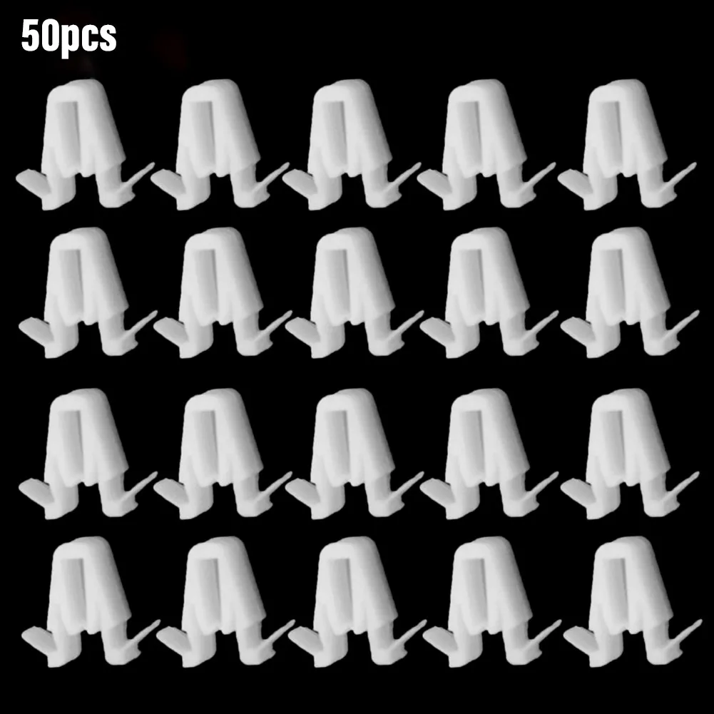 

12.4mm (1/2\\\") Retainer Clips Accessories High Quality Plastic White 12.4mm