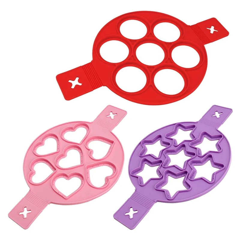 Форма для блинов силиконовая форма выпечки кольцо яйца антипригарное