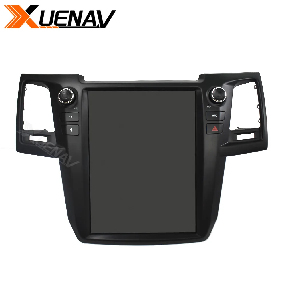 

car radio 2DIN Android stereo Car radio DVD player For Toyota Fortuner Hilux 2008-2015 head unit car GPS navigation Tesla screen