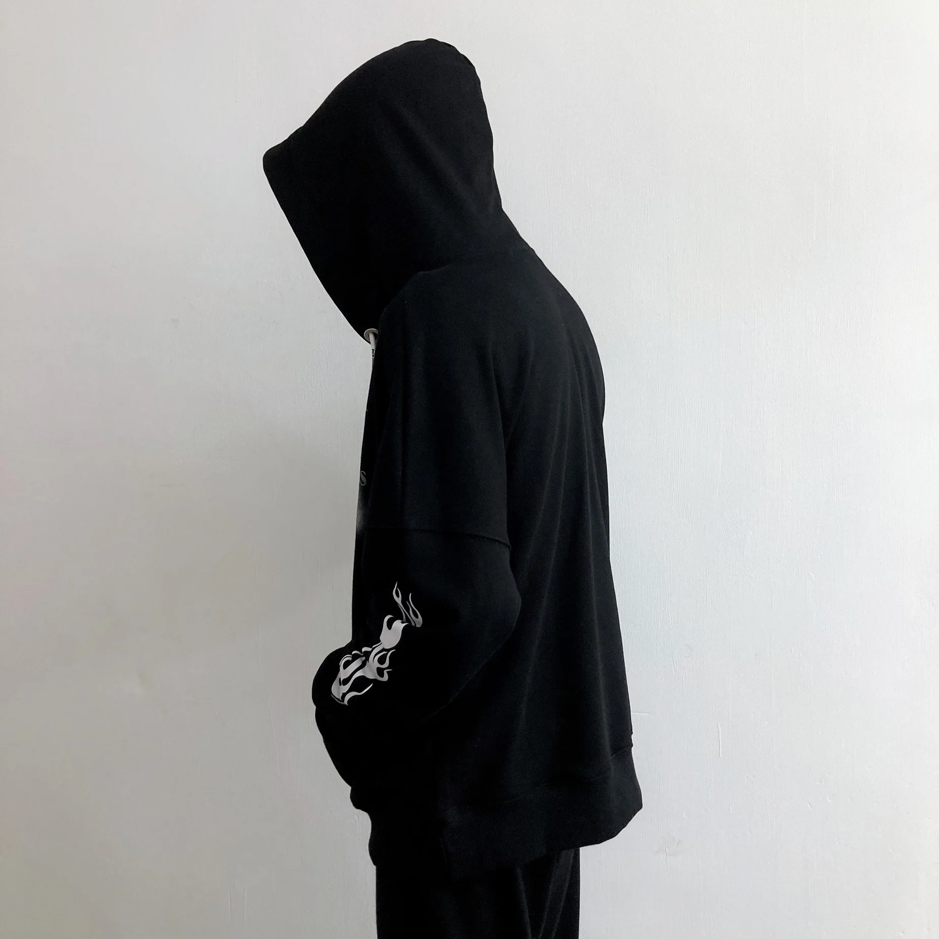 

Palm Angels flame eagle male female letter printing Hoodies Sweatshirts couple 75254