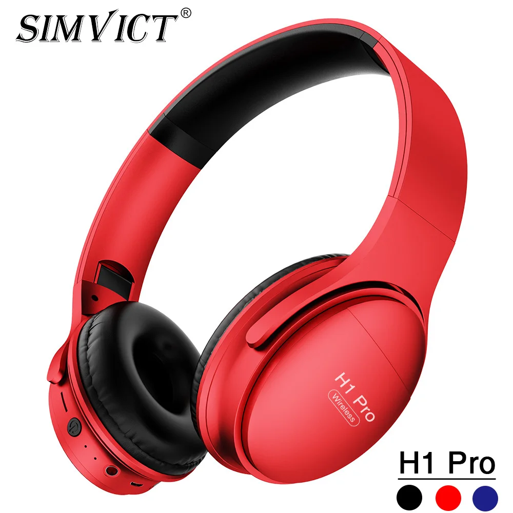 Simvict гибкие беспроводные наушники Bluetooth с шумоподавлением удобные в