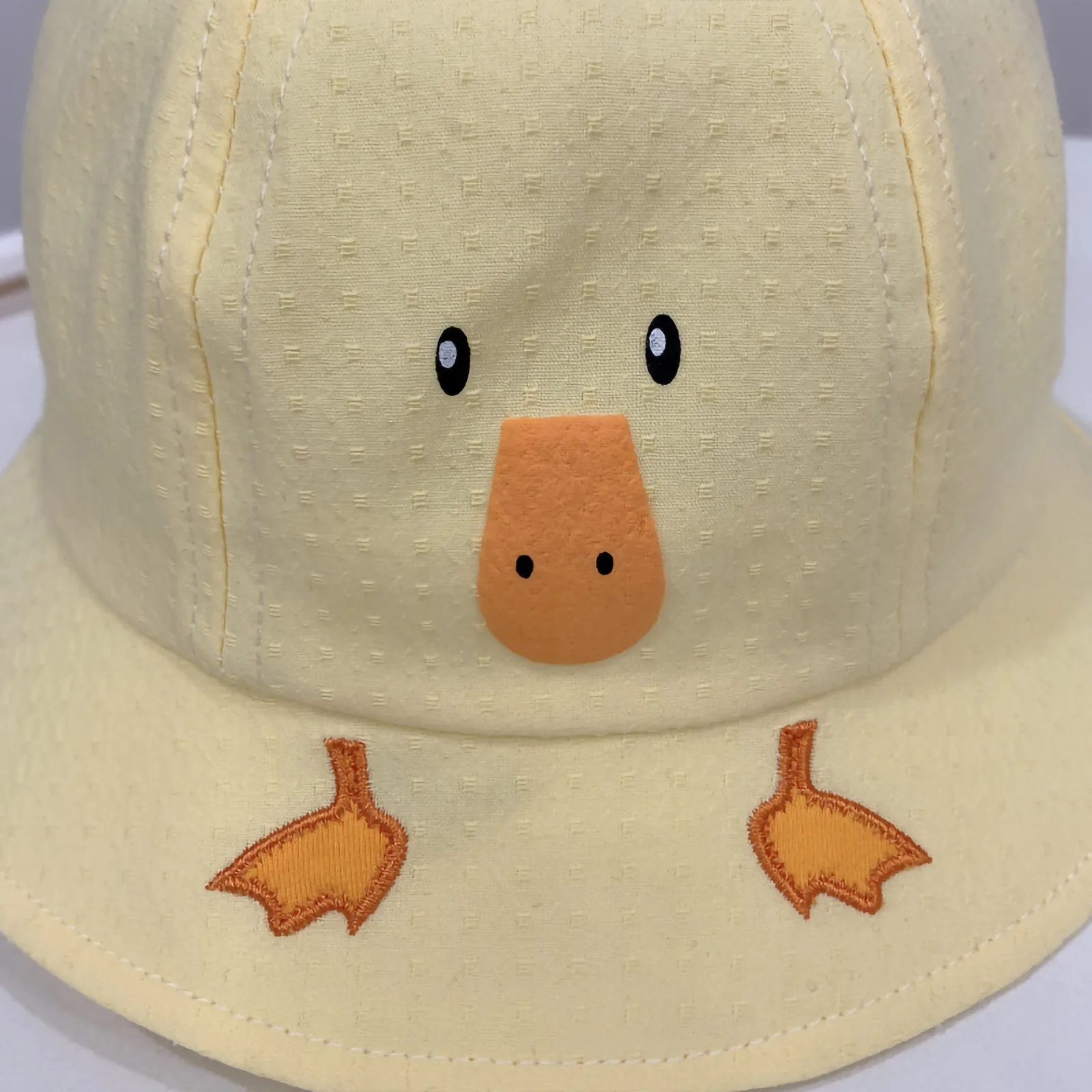 

Cute Little Duck Baby Hat Summer Bucket Hat Breathable Baby Kids Printing Pattern Bucket Hats Hat Sun Cap Solid Color Infant Cap
