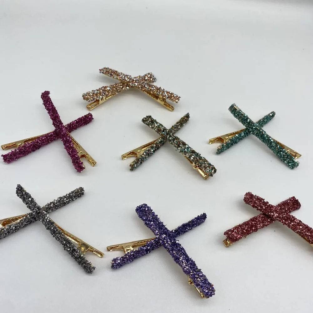 Южно корейские Детские Мори сказочные крест накрест зажим для волос в