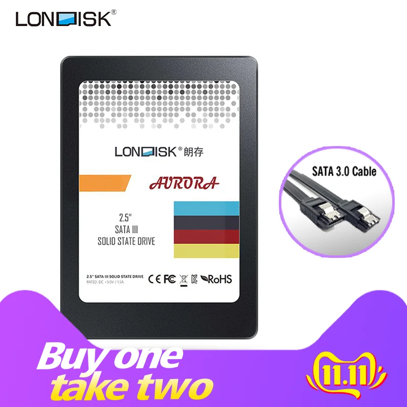 Londisk SSD 120 ГБ 240 ГБ 480 ГБ 960 ГБ Внутренний Твердотельный Накопитель 2,5 Дюймов SATA3 для ноутбука Жесткий диск SSD 120 240 480ГБ