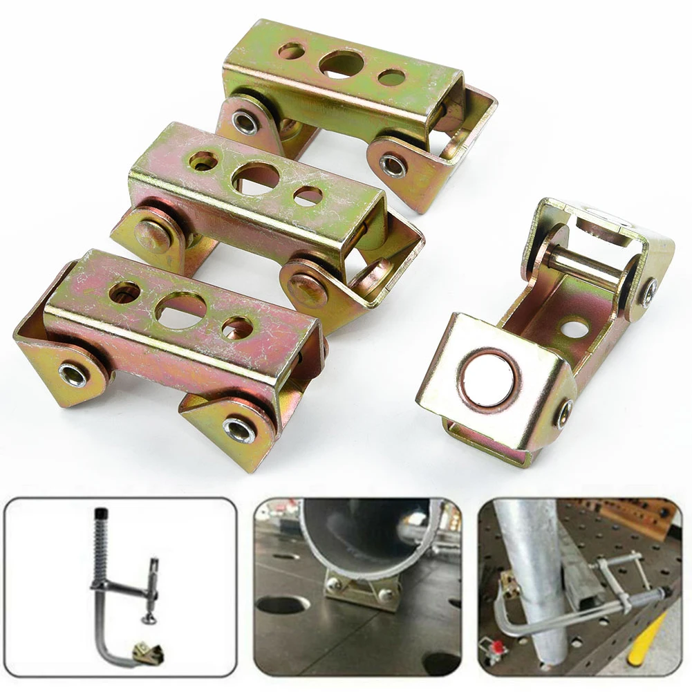 

Suspender Welding Clamps Solder Workshop Tools 4pcs Furniture Magnetic