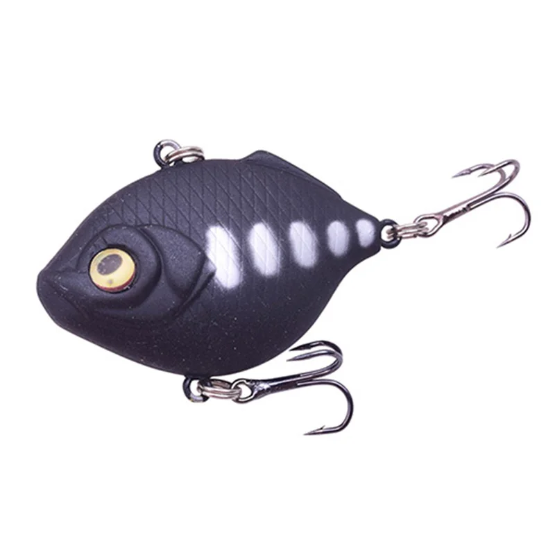 1Pcs VIB Vibration Fishing Lure 4.5cm 8.5g Sinking Crankbait Underwater Winter Ice Fishing Artificial Hard Bait Lure Pike Trout