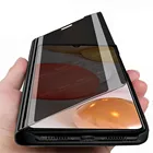 Умный зеркальный Магнитный флип-чехол для Samsung Galaxy A42 A21s A51 A71 A41 M31 M31S M51 A30 A50 A70, кожаный чехол-подставка для телефона