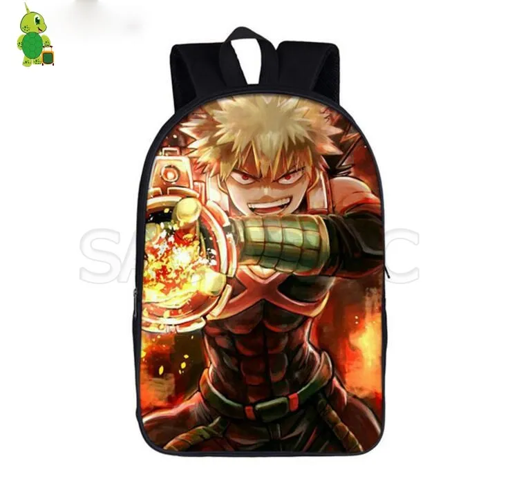 10 Рюкзак с аниме «Мой герой», рюкзак женский Mochila, школьная сумка для подростков, девочек и мальчиков, водонепроницаемый рюкзак для путешествий, сумки - Цвет: 10