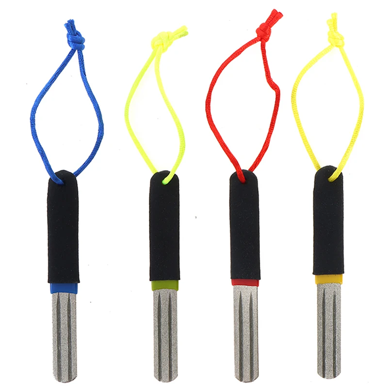 

Fishing Diamond Stone Fishing Hook Sharpener Hook Hone Sharpening Tool Double Sided