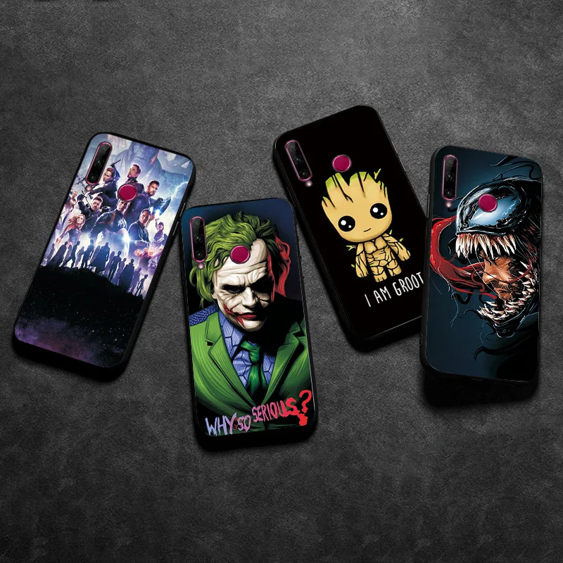 Чехол для huawei Honor 10i черный чехол ТПУ чехол для Honor 10i 10 10 Lite Marvel Heroes чехол для телефона для huawei Honor 10i задняя крышка
