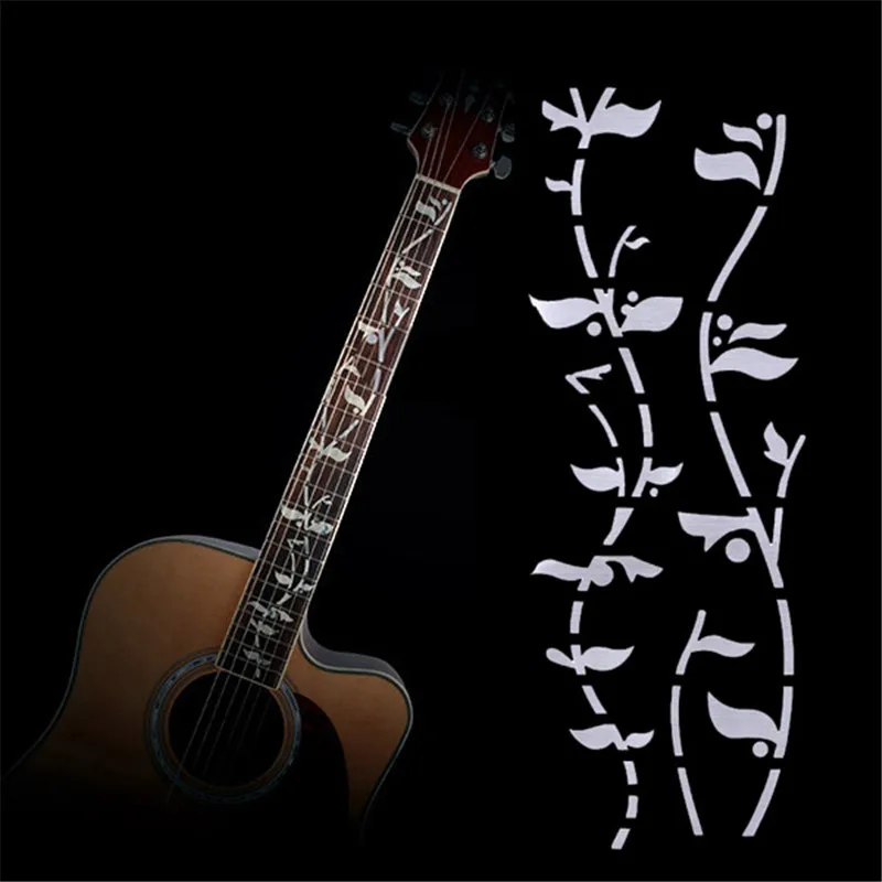 Наклейки с имитацией Лада для гитары Древо жизни J.Custom Fretboard Stickers Marker For