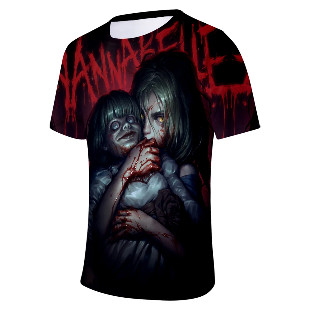 2019 annabelle летние футболки с 3D принтом для женщин/мужчин лидер продаж повседневные