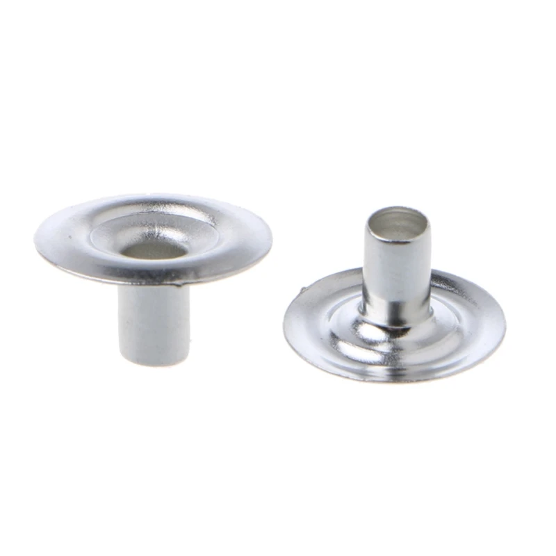 

100 Pcs Stainless Steel Fastener Snap Press Stud Cap Button Marine Boat Canvas W91F