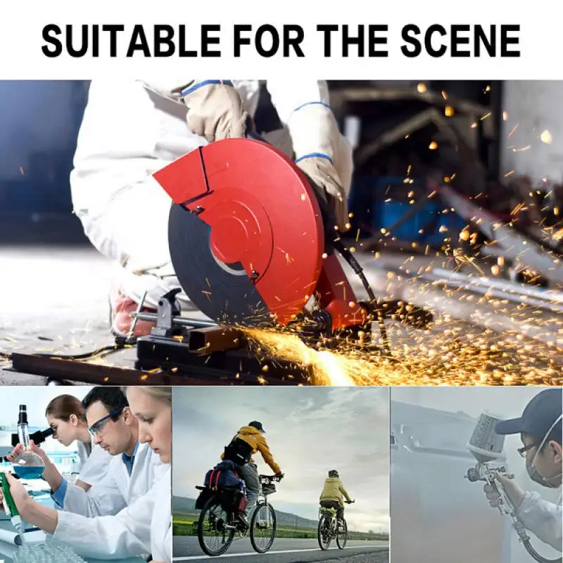 

IN Stock Outdoor Clear Safety Goggles Work Eye Protection Wear Labour Working Protective Glasses Wind Dust Anti-fog