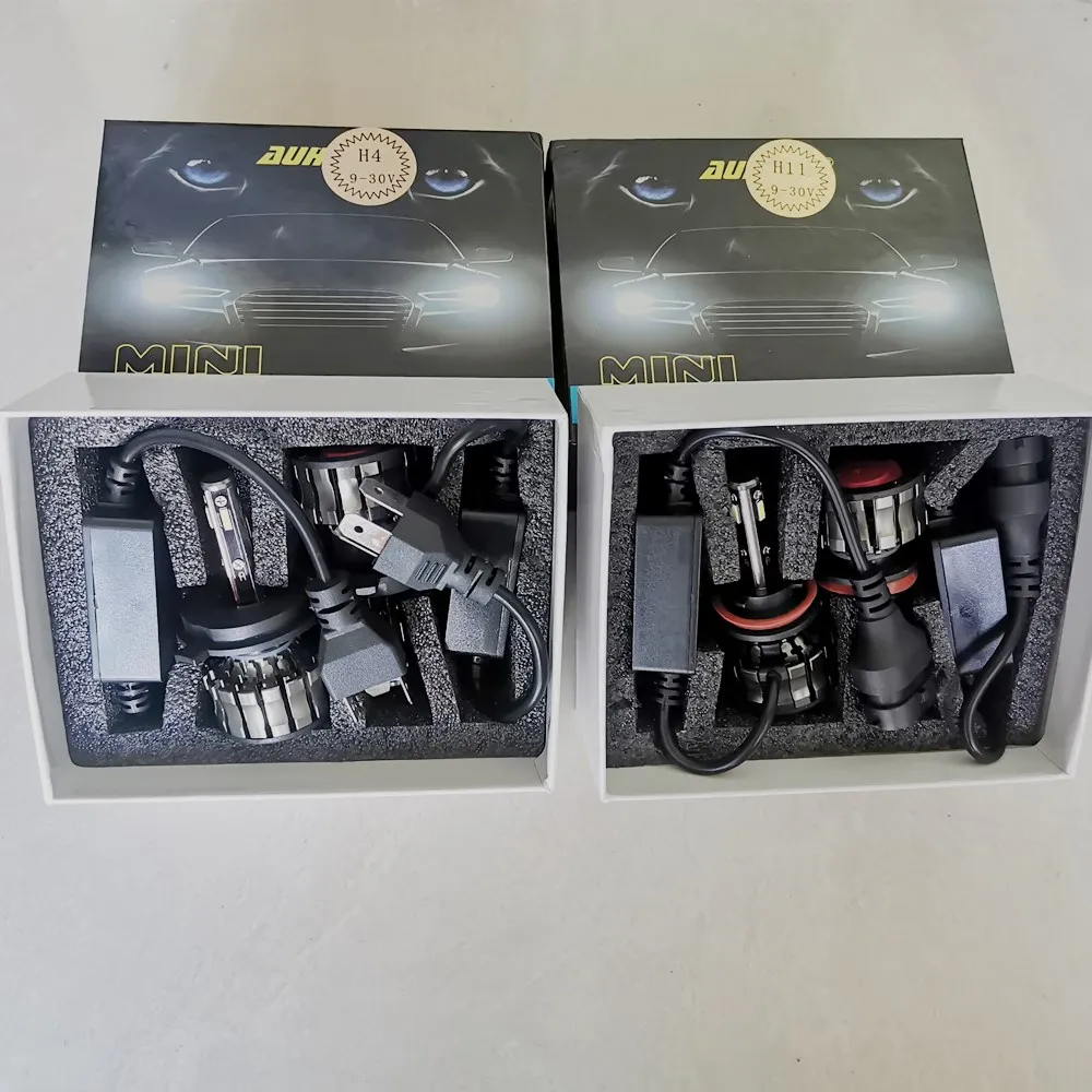 Светодиодные фары 2 Bombillas 36000LM H7 H1 H4 360 градусов 3570 CSP чипы 9005 hb3 H11 H8 9006 9012 faros coche Turbo