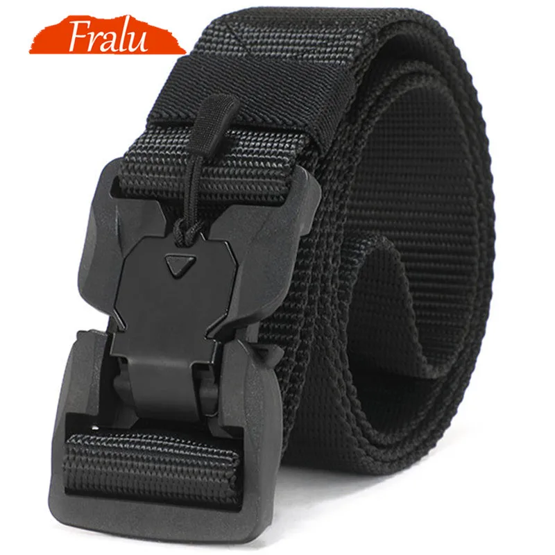 

NEW Military Equipment Combat Tactical Belts for Men US Army Training Nylon Metal Buckle Waist Belt Outdoor Hunting Waistband