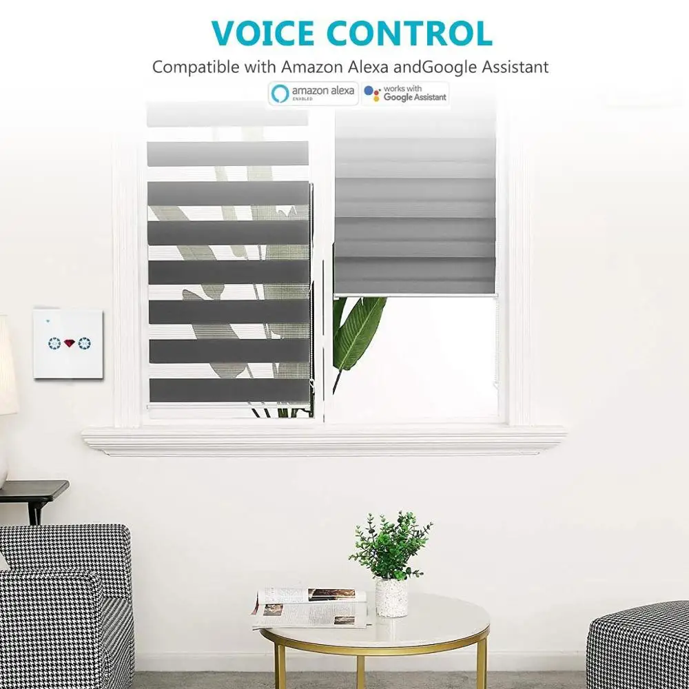 WiFi Smart Curtain Switch ForTuya Life Electric Motorized Blind Roller Shutter Works with Alexa and Google Home | Электроника