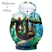 new fashion mens clothing 3d hoodies womens sweatshirts childrens hooded harajuku print sloth boys girls casual sweatshirts
