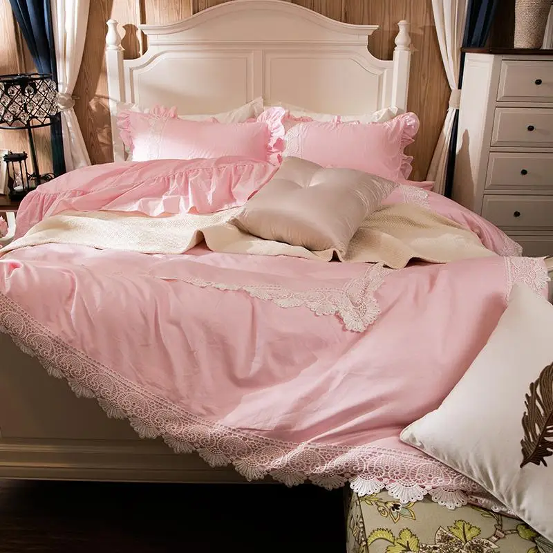 

Комплект постельного белья из шелка и хлопка, 4/6 шт.