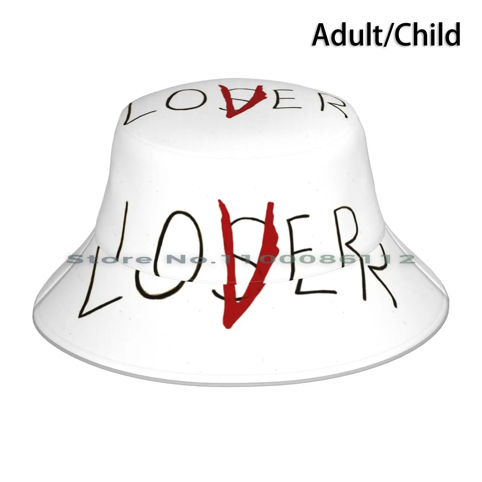 Los ( V ) Er Bucket Hat Sun Cap Lover It Stephen King Horror Reddie Losers Club Foldable Outdoor Fisherman Hat