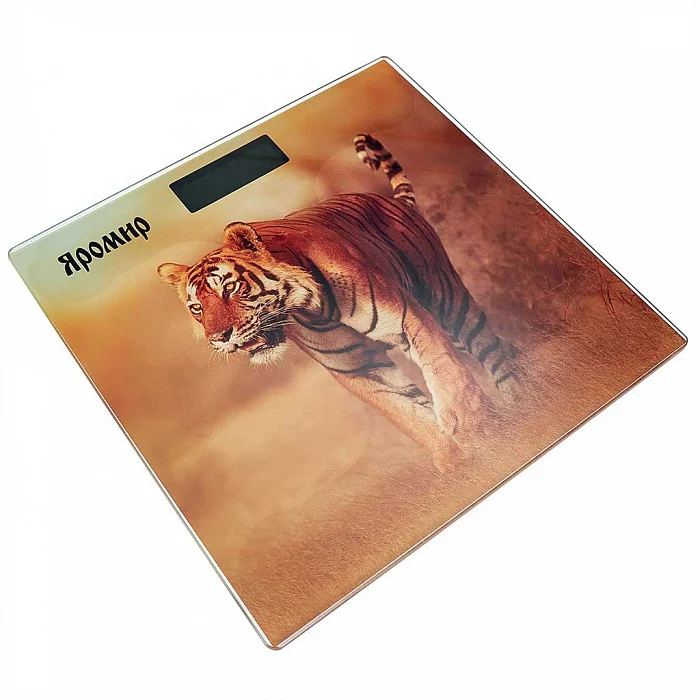 Весы 180 кг 28х28 см электронные напольные ЯРОМИР ЯР 4201 &quotТигр&quot|Напольные весы| |