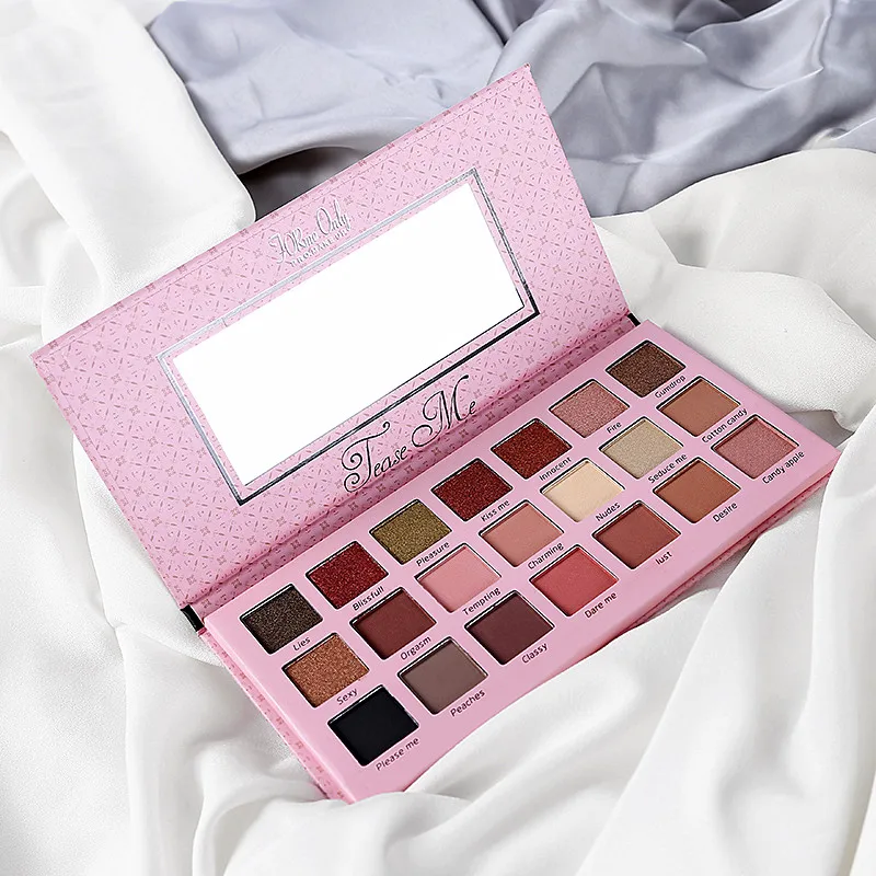 21 цвет мерцающие матовые тени для век Макияж Блеск Тени Палитра