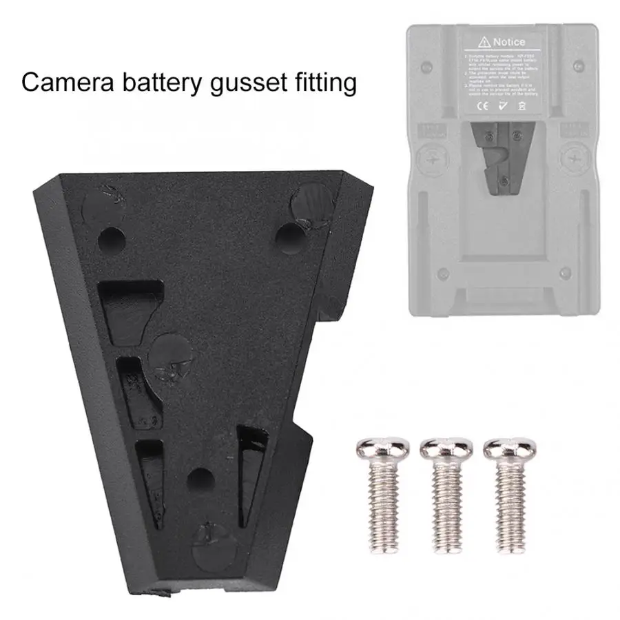 Пластиковый V образный крепежный адаптер разъем Штекерный для аккумуляторной