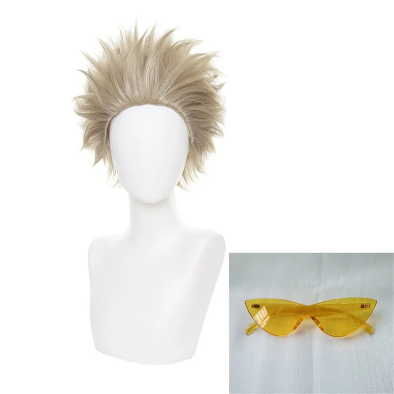 

Парик для косплея в комплекте с очками и шапочкой