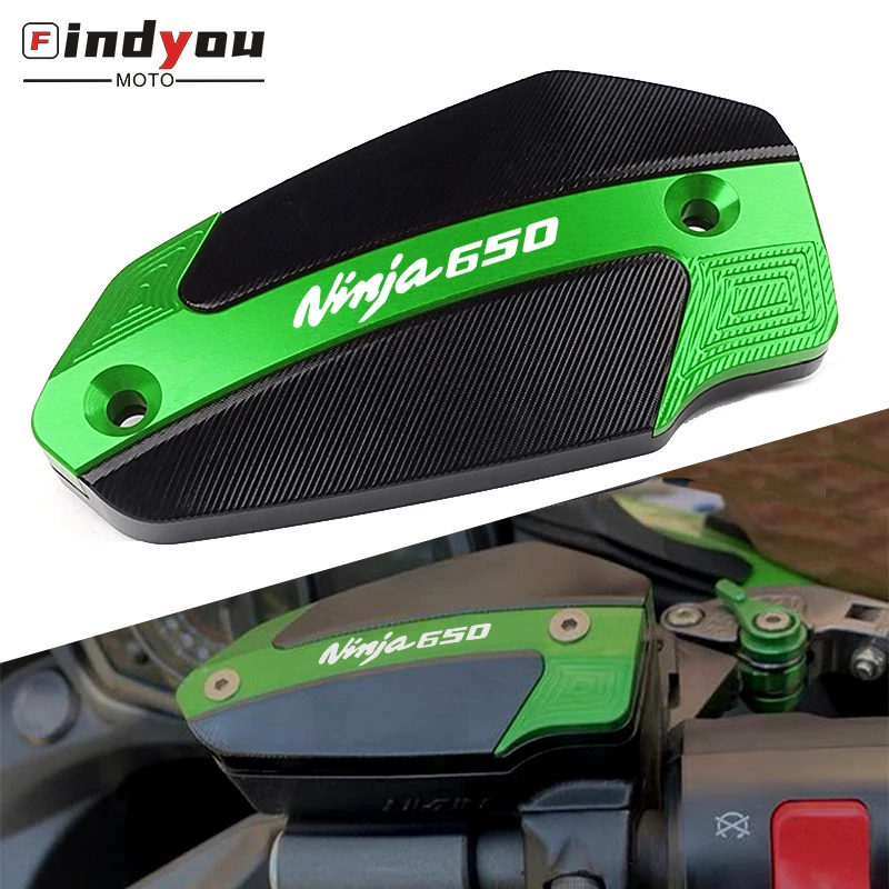 Для Kawasaki Ninja 650 NINJA650 2016 2017 2018 CNC алюминиевая передняя Крышка Резервуара тормозной