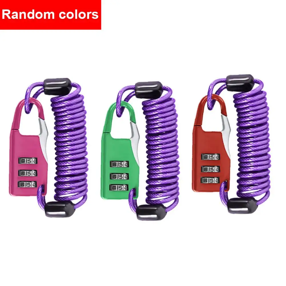 

Замок для мотоциклетного шлема, комбинированный замок безопасности, карабин для мотоциклетного велосипеда, скутера, замок для шлема, замок ...