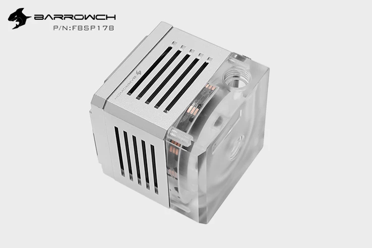 Barrowch FBSP17B, 17 Вт PWM интеллектуальный насос, OLED цифровой дисплей, DDC серия, ручной и ШИМ контроль скорости водяного Охлаждения Насос
