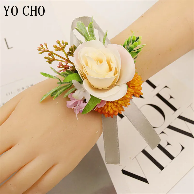 Бутоньерка YO CHO бутоньерка для мужчин свадеб девушек браслеты подружек невесты