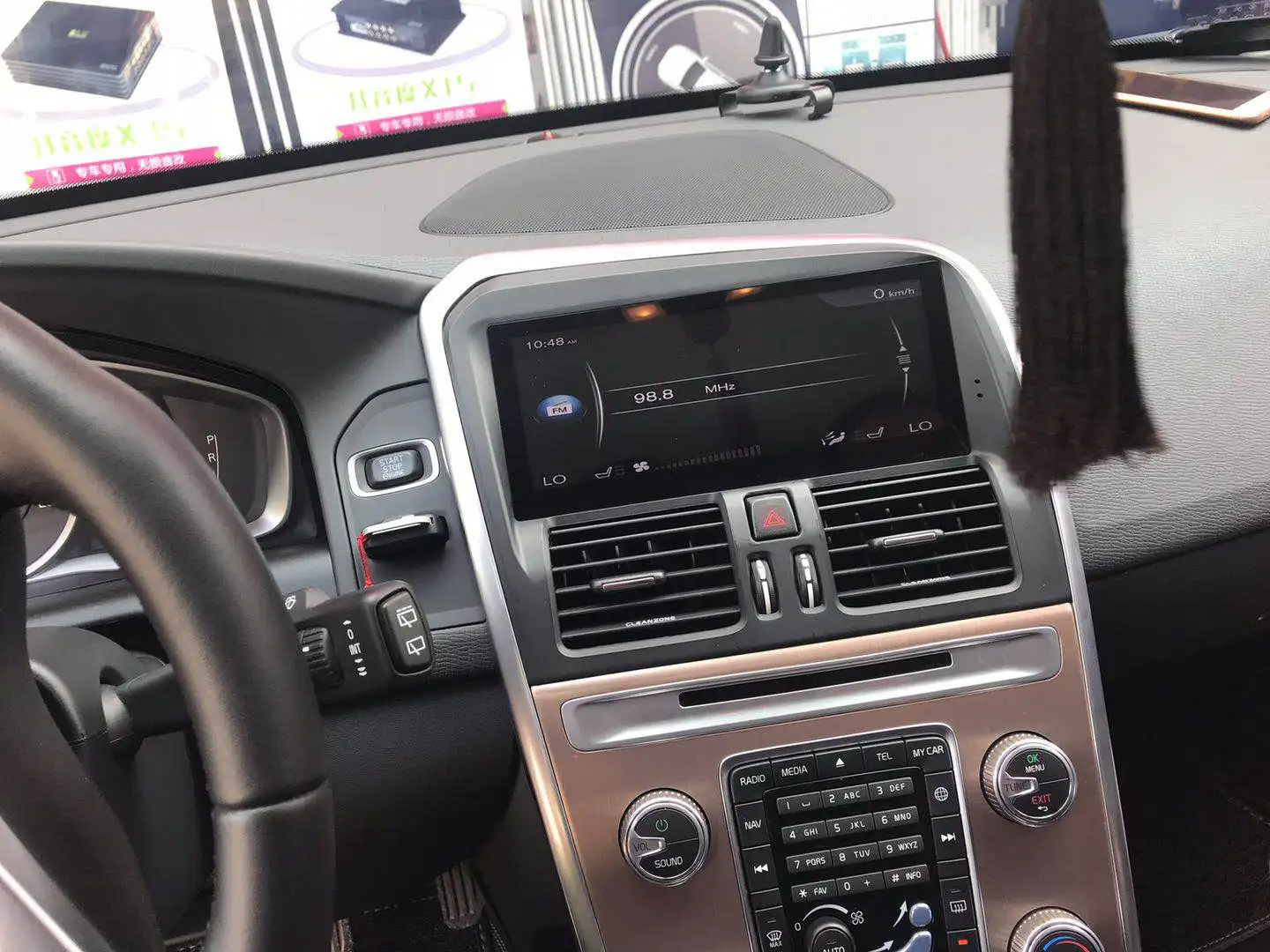 8,8 дюймов RAM2G Android 8,0 PX6 Автомагнитола стерео для Volvo XC60 2009- gps навигация поддержка поездки informaiton full touch
