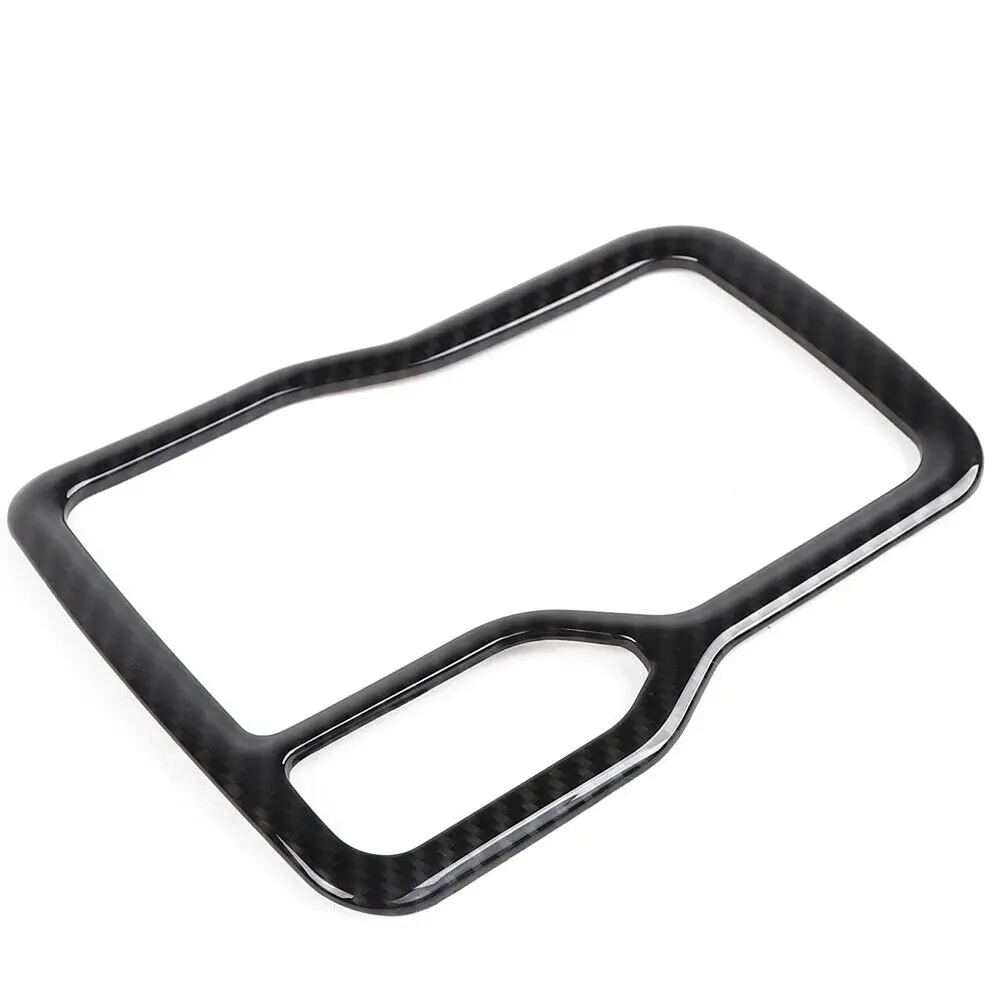 

Carbon Fiber Gear Shift Box Panel Frame Trim Cover for Jeep Wrangler JL 2018-19