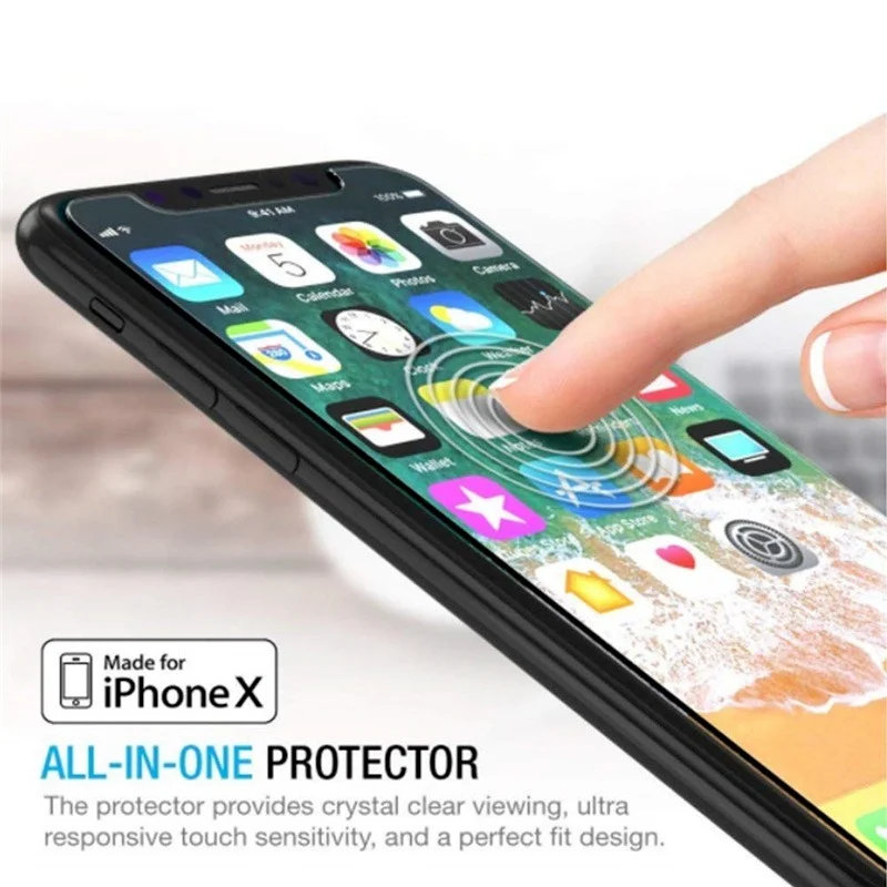 Защитное закаленное стекло для IPhone 12 13 Pro Max XS XR X 8 7 6 Plus SE 2020 3 шт. | Мобильные