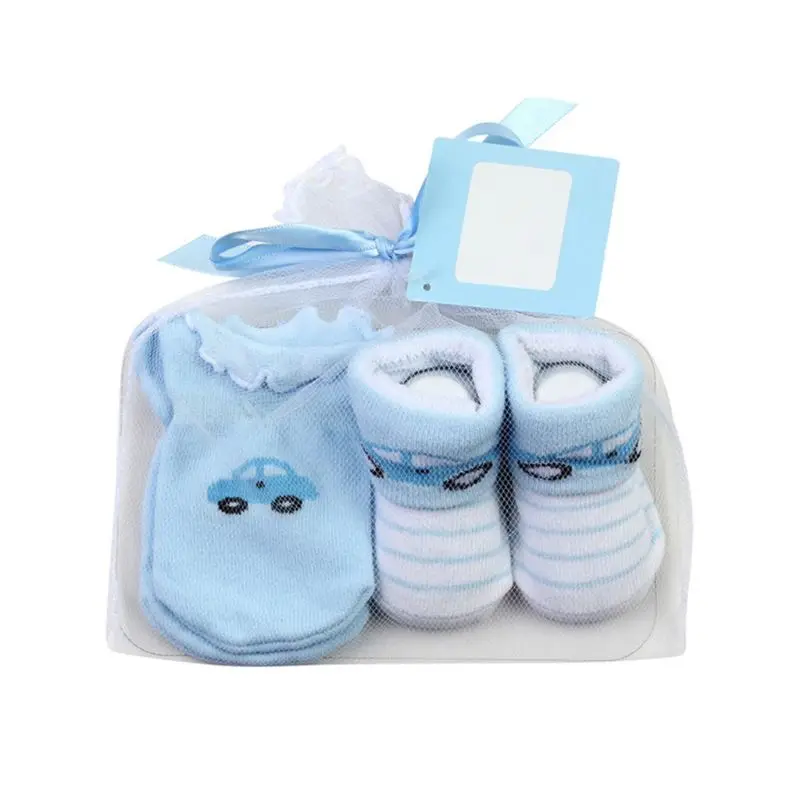 

Baby Socks+Anti-Scratch Gloves Set for Baby Boys Infant 0-6 Months Newborn Gifts