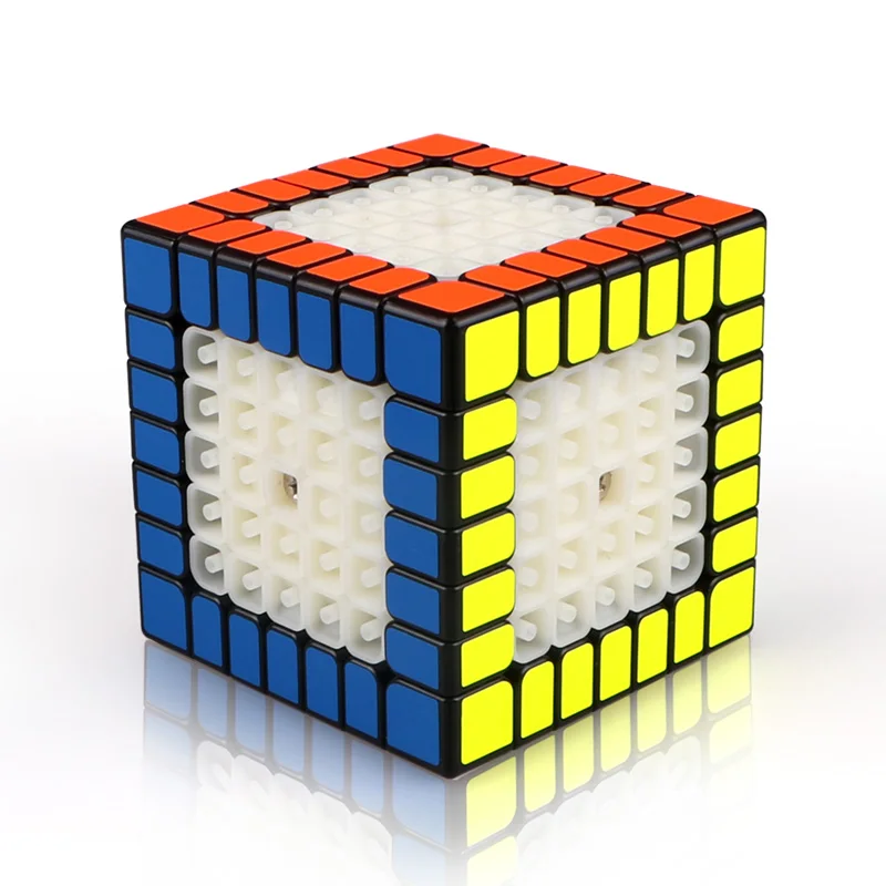 7x7x7 скоростные магические кубики 7 слоев черная головоломка 7*7*7 Развивающие