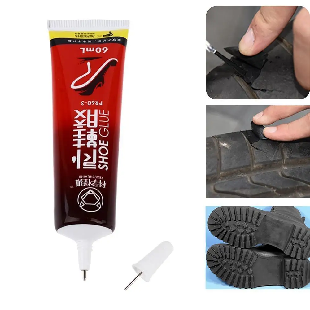 

60ml Practical Shoe Repair Glue Universal Strong Shoe Mending Adhesive Cobbler Waterproof Shoe Factory Special Leather Glue Tool