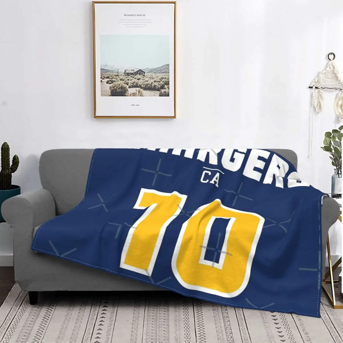 

Chargers 10 Blanket Bedspread Bed Plaid Throw Picnic Plaid Hooded Blanket Plaid On The Sofa