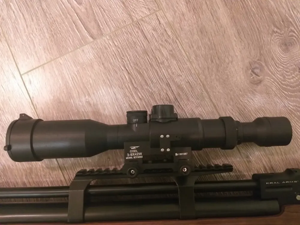 Снайперская тактическая SVD 3-9X42 Охотничья винтовка прицелы Оптика прицел охотничий прицел красный Точечный светильник 11 мм/20 мм волновая рельсовая база прицел