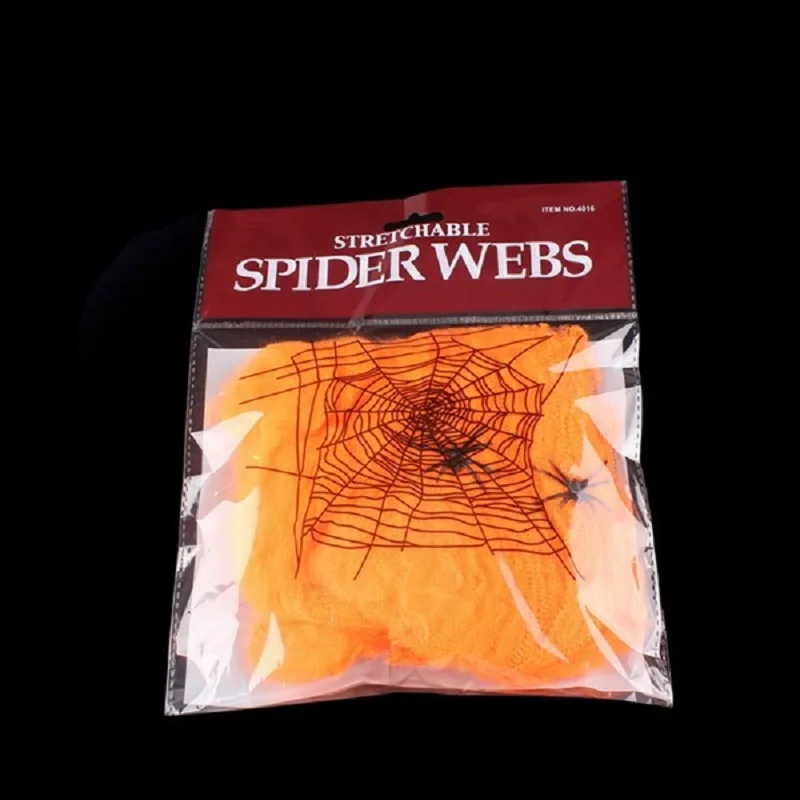 

Halloween Decorations Stretchy Spider Web Scary Party Scene Props Horror Halloween for Bar Haunted House Party Supplies