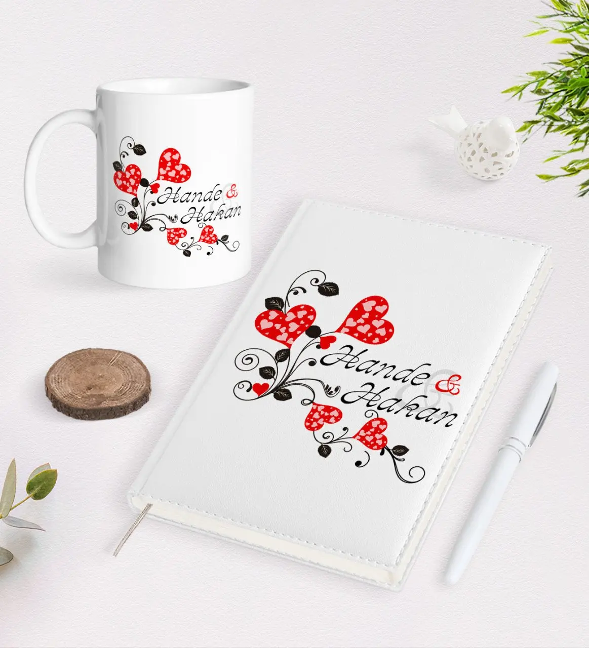 

Персонализированные ко Дню Святого Валентина 2021 Организатор ручка и кружка Seti-2