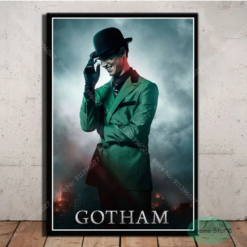 ZT009 плакаты принты Готэм ТВ сериал Иеремия Валеска картина маслом искусство