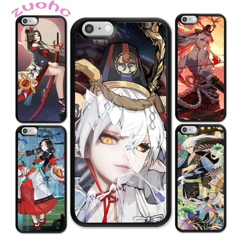 

Onmyoji Game Cartoon Cases For Iphone 11 Original Iphone 11 Pro Max XR SE 2020 6S 7 8 Plus Plexiglass Hard Case For Iphone 12pro