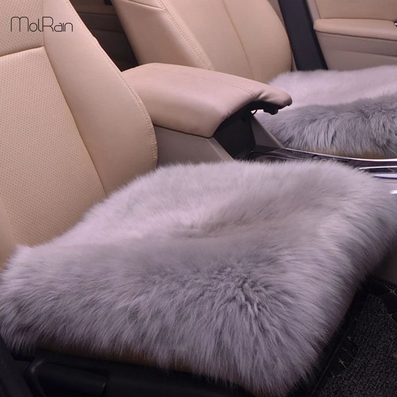 Зимние подушка для автомобильного сиденья диванные подушки из шерсти на Утепленная одежда удлиненного плюша в стиле «мягкое сидение для офиса, машины подушки Универсальный Размеры Подушка на стул для дома
