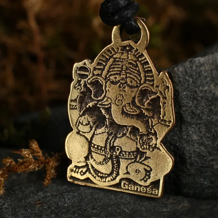 Амулет-брелок &quotГанеша&quot №30 металлический | Украшения и аксессуары