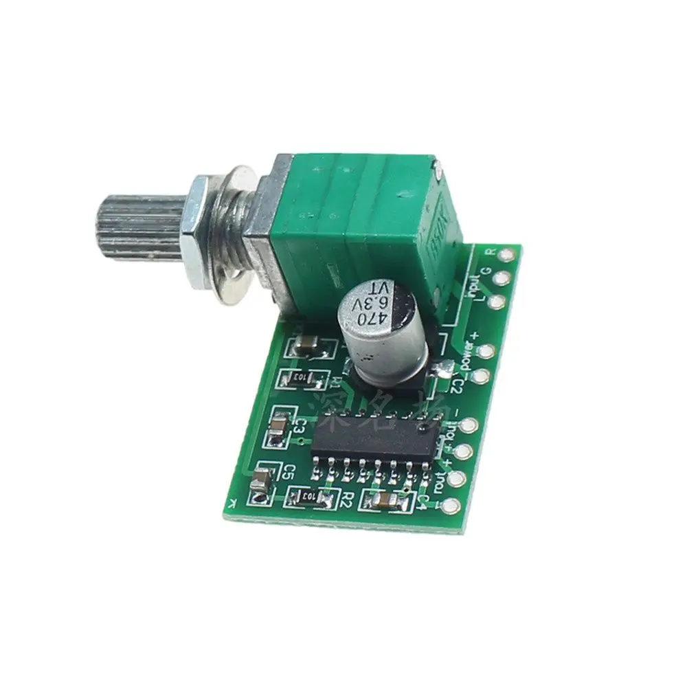 

PAM8403 mini 5V digital small power amplifier board with switch potentiometer USB power supply, good sound effect