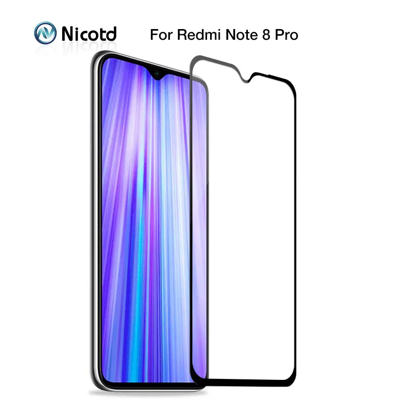 Стекло с полным покрытием для Xiaomi Redmi Note 8 Pro 8T 7 6 5 закаленное защитное стекло Xiomi 8A